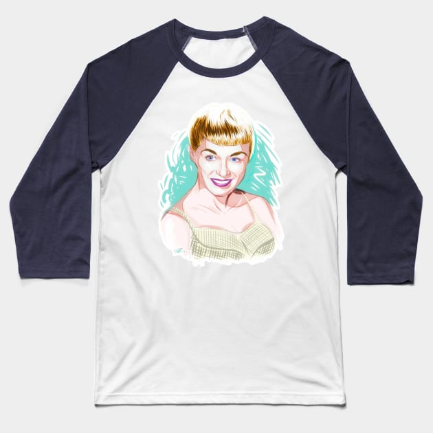 June Christy - An illustration by Paul Cemmick Baseball T-Shirt by PLAYDIGITAL2020